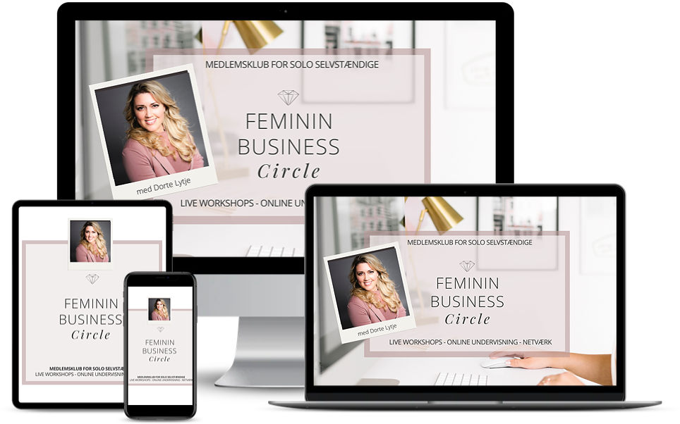 Feminin Business Circle til minipris